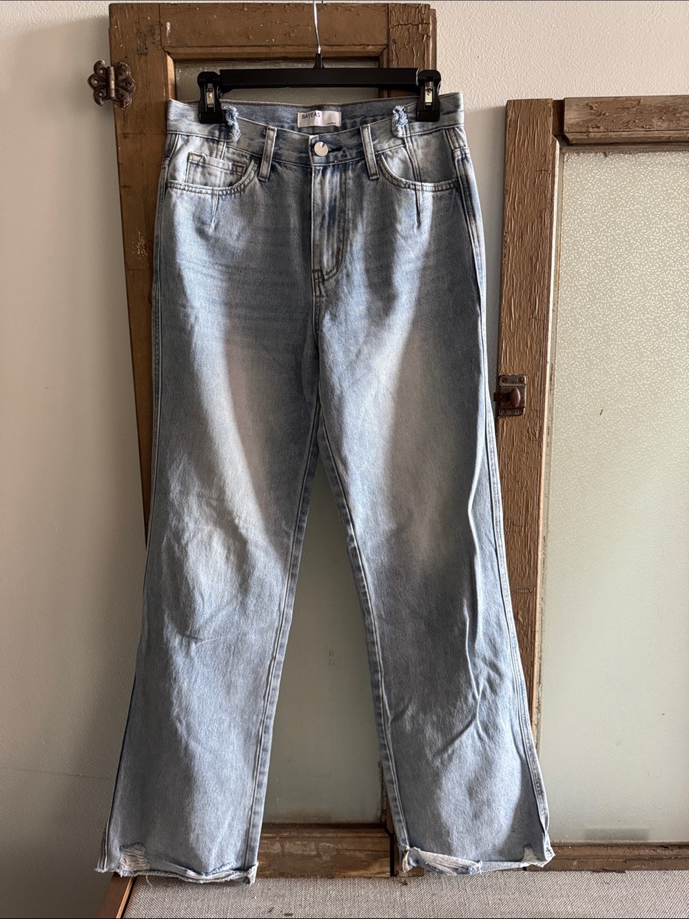 Light Blue Wide-Leg Women's Jeans